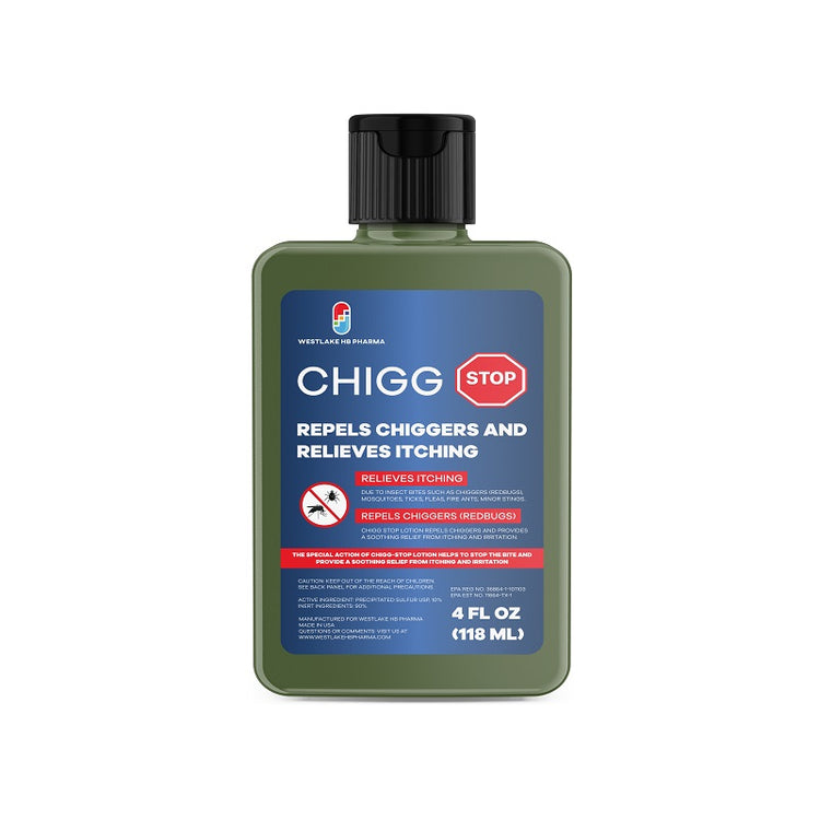 Chigg-Stop The Soldier's Choice Relieves Itching and Repels Chiggers, 4 fl oz - Westlake HB Pharma