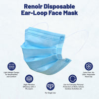 Renoir Disposable Face Mask (50 PCS /Bag) - Westlake HB Pharma